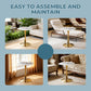 Square Tulip Dining Table for 2-4 Persons