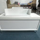 Wall-Mounted Entryway Shelf with Hooks and Storage Bench Set