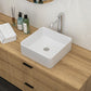 15.69"x15.69" Modern Bathroom Vessel Sink