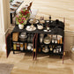 Vintage Arched Sideboard Cabinet
