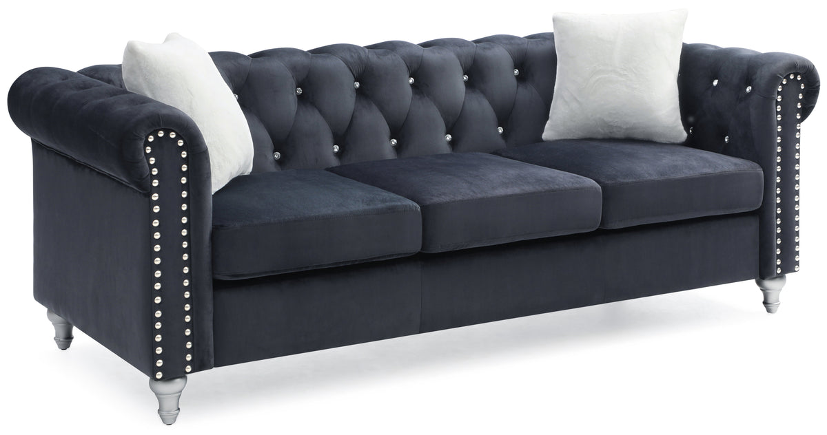 Raisa G863A-S Velvet Sofa
