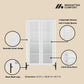 Abbey 32" Tempered Glass Bookcase Cabinet