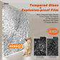 Frameless Sliding Shower Door - 76" H Clear Tempered Glass
