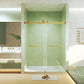 Frameless Double Sliding Shower Door 56-60" W x 74" H