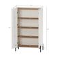 Abbey 32" Tempered Glass Bookcase Cabinet