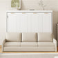 Full Size Murphy Cabinet Bed with Folding Sofa