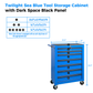 Rolling Metal Tool Chest with 7 Drawers - Blue