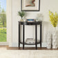 Justino II Half Moon Console Table