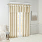 Twist Tab Lined Window Curtain Panel Champagne