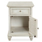 Newport - Chairside End Table - Alabaster