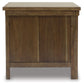 Moriville - Rectangular End Table - Grayish Brown