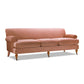 Alana Lawson Three-Cushion Tightback Sofa, Peach