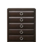 Tablita Dark Merlot Finish Chest