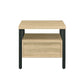 Yawan - Accent Table - Oak & Black