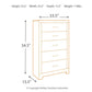 Culverbach - Five Drawer Chest - Gray