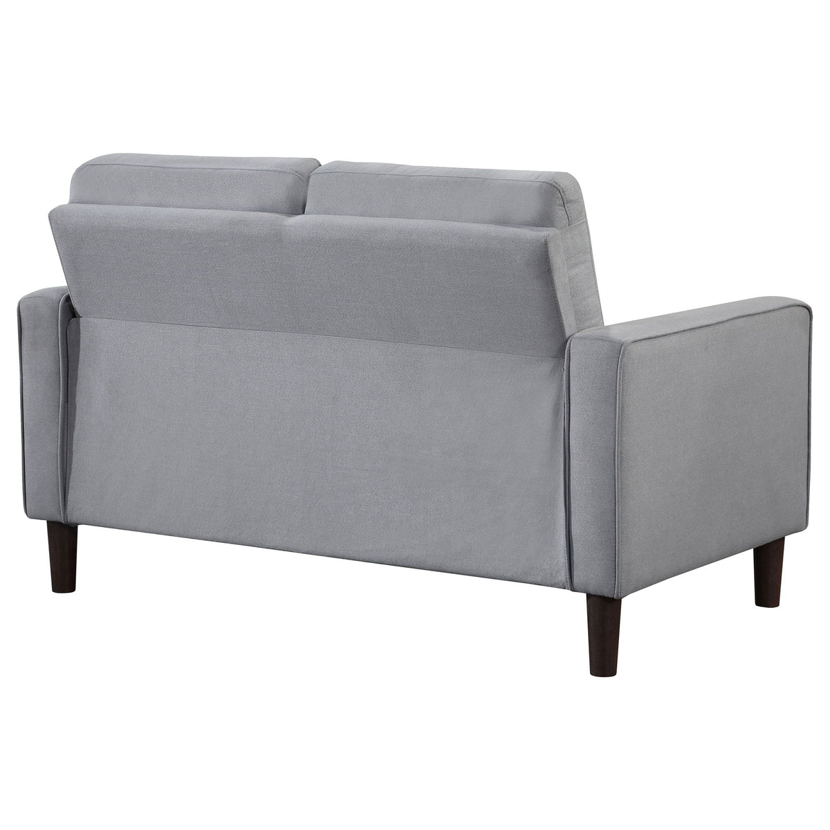 Bowen Upholstered Track Arm Tufted Loveseat Grey - view 4