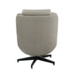 Piran Twilight Top Grain Leather Accent Chair with Swivel