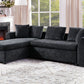 L-Shaped Chenille Sectional Sofa