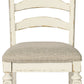 Realyn - Dining UPH Side Chair (Set of 2) - Ladderback - Chipped White