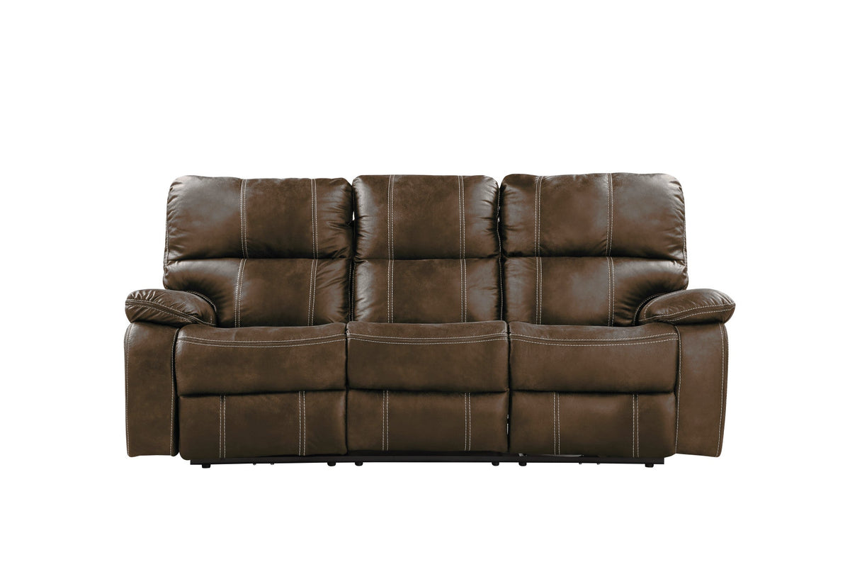 Brown Reclining Sofa