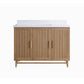 48'' Freestanding Single Sink Light Coffee Bathroom Vanity
