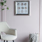 Ares Crystal Mirror Framed Wall Art
