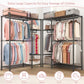 Heavy Duty Clothes Rack, Freestanding Closet Organizer