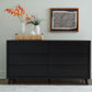 Danziar - Six Drawer Dresser - Black