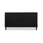 Aspen Vertical Tufted Headboard Platform Bed Set, King, Cloud