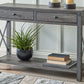 Freedan - Console Sofa Table - Grayish Brown
