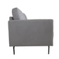 Kyrene - Loveseat - Light Gray Linen