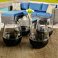 Oval Halo Tritan Drinking Glasses Set of 4 (18oz)