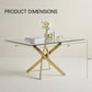 Modern Rectangular Table For Dining Room - view 9