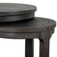 Boswell - Round Nesting End Table - Peppercorn
