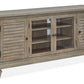 Calistoga - Rustic Entertainment Console - Dovetail Gray