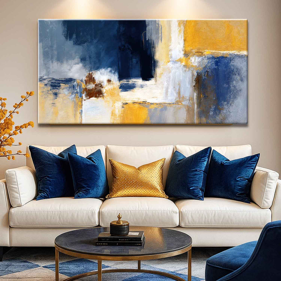 Abstract Geometric Lines Wall Art IV
