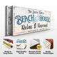 Beach House Sign IV