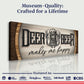 Deer And Beer Make Me Happy Hunting Sign II