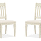 Newport - Dining Side Chair With Upholstered Seat (Set of 2) - Alabaster