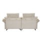 Modern Corduroy Upholstered Sectional Sofa