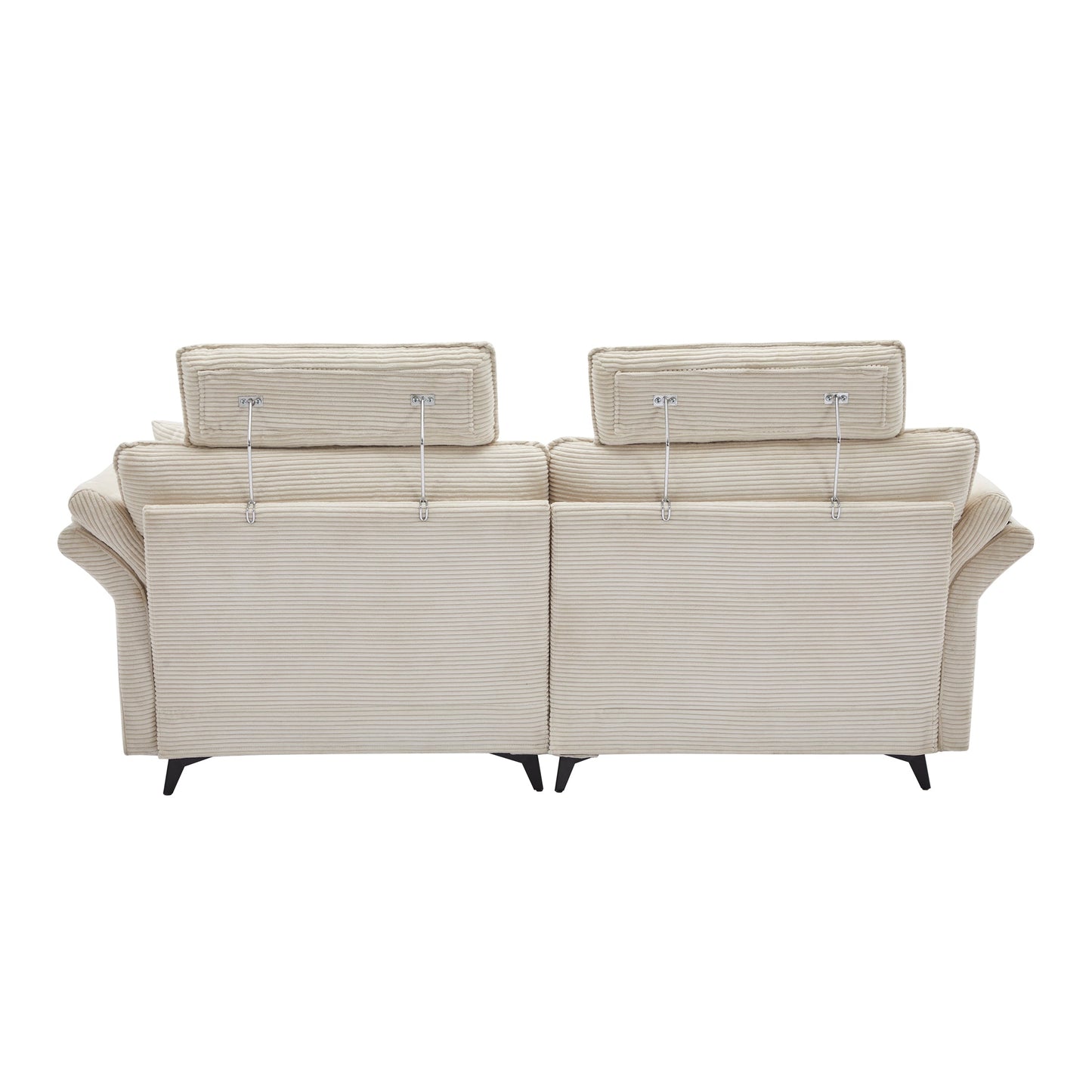 Modern Corduroy Upholstered Sectional Sofa