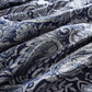 12 Piece Comforter Set with Cotton Bed Sheets Navy Cal King
