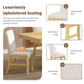 Topmax - 7 Piece Traditional Extendable Dining Table Set With Butterfly Leaf And 6 Upholstered Dining Table - view 7