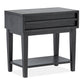 Lindon - Dark Open Nightstand - Coffee Bean