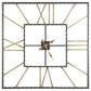 Thames - Wall Clock - Black / Gold Finish