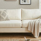 Modern 3-Seater Sofa with Rubberwood Legs