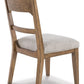 Cabalynn - Dining Uph Side Chair (Set of 2) - Oatmeal / Light Brown