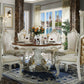 Picardy - Dining Table - Antique Pearl & Cherry Oak
