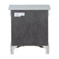 Louis Philippe III Platinum Finish Nightstand