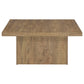 Exeter Mango Square 3-Piece Coffee Table Set